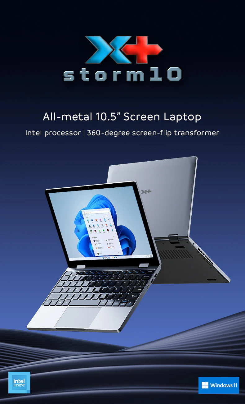 10.5" N305 Mini Laptop - 2-in-1 Netbook Tablet 16GB DDR5 2TB - Storm10+ - Pre-Order - Ships FEB 28 - Image 7