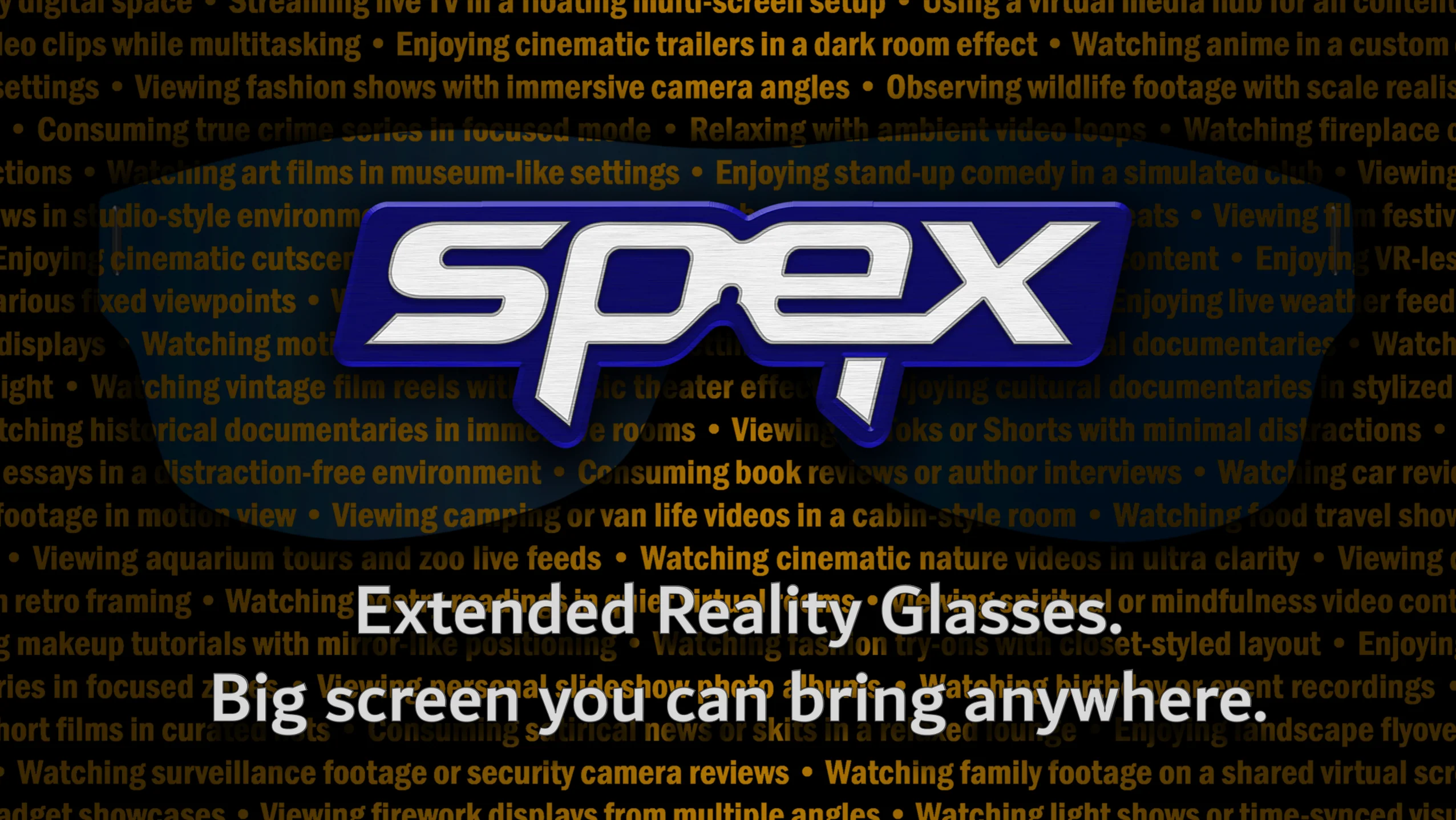 150-inch OLED XR SMART GLASSES - Extended Reality 150" Glasses - SPEX-XR - Image 11