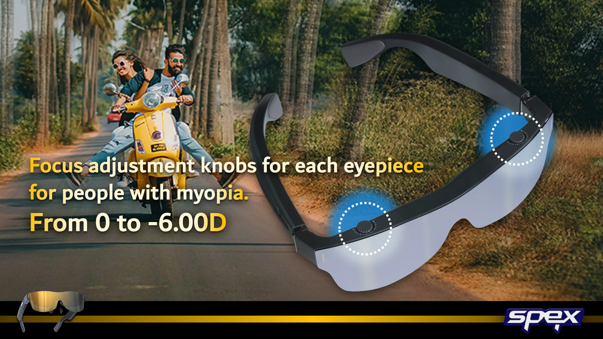 150-inch OLED XR SMART GLASSES - Extended Reality 150" Glasses - SPEX-XR - Image 5