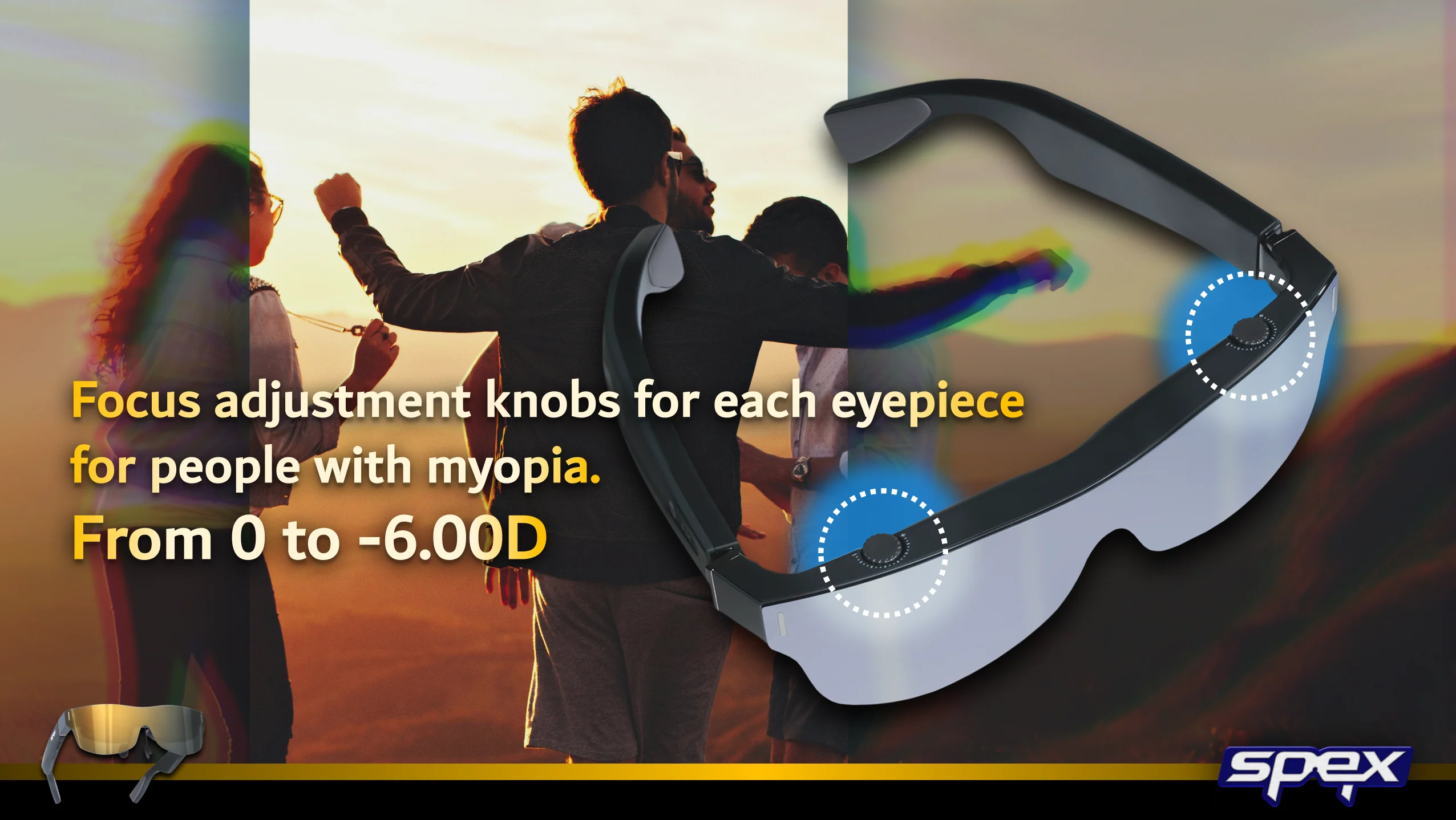 150-inch OLED XR SMART GLASSES - Extended Reality 150" Glasses - SPEX-XR - Image 6