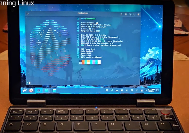 8-inch N150 Netbook - 8" Laptop - 2-in-1 Mini Laptop + Tablet - 16GB DDR5 + 512GB - Image 4