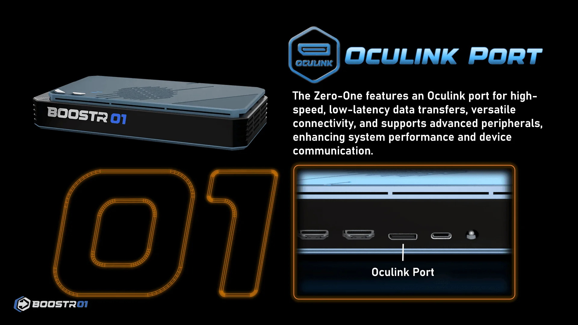 7600M eGPU AMD Radeon RX 7600M XT RDNA3.0 8GB GDDR6 Oculink GPU Dock - BoostR - Image 4
