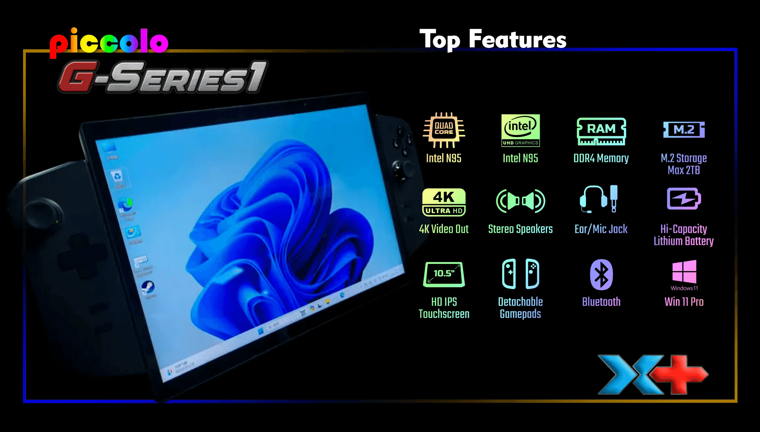 10.5" Handheld Tablet PC Gaming PC - G-Series1 - Image 4