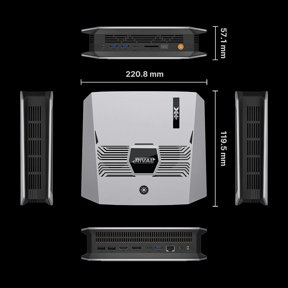 Rival Ryzen AI Max+ 395 Mini PC | Turbo 5.1GHz | Radeon 8060S | 96GB LPDDR5 | 2TB PCIe 4.0 SSD | LLMs Support - X-RIVAL - Image 10
