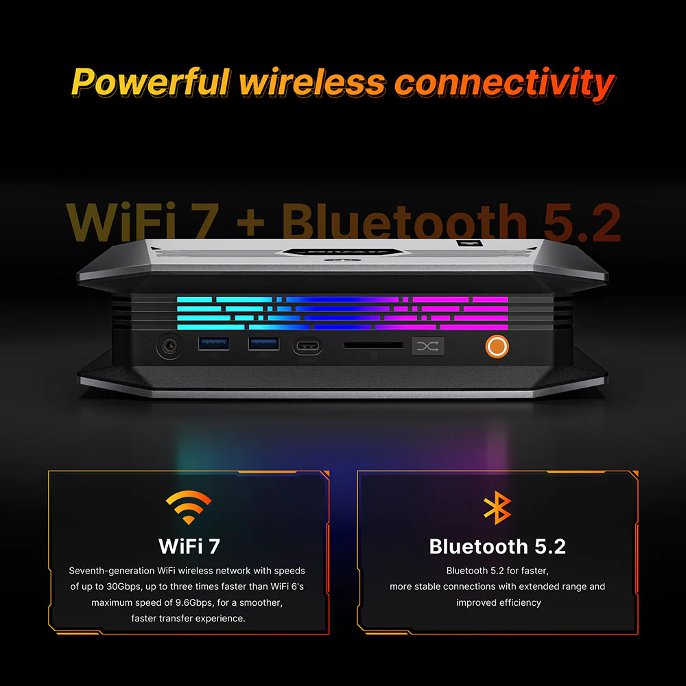 Rival Ryzen AI Max+ 395 Mini PC | Turbo 5.1GHz | Radeon 8060S | 96GB LPDDR5 | 2TB PCIe 4.0 SSD | LLMs Support - X-RIVAL - Image 13