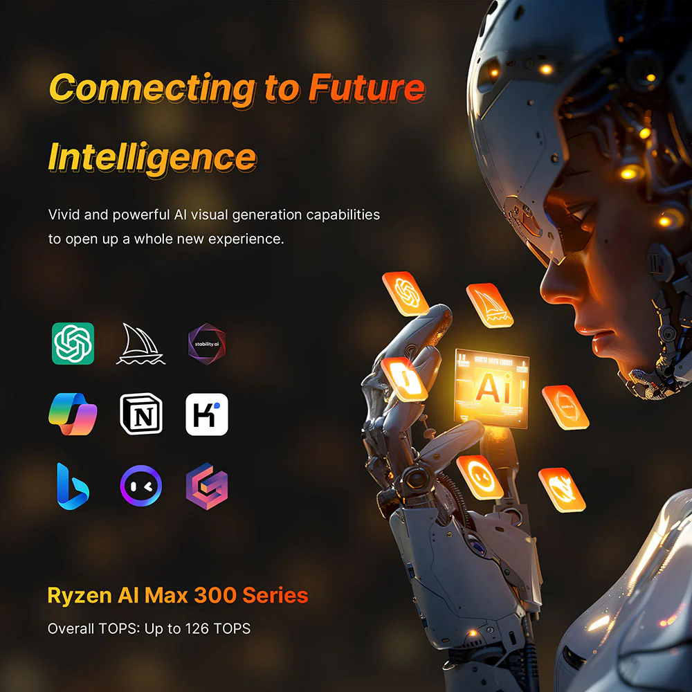 Rival Ryzen AI Max+ 395 Mini PC | Turbo 5.1GHz | Radeon 8060S | 96GB LPDDR5 | 2TB PCIe 4.0 SSD | LLMs Support - X-RIVAL - Image 29