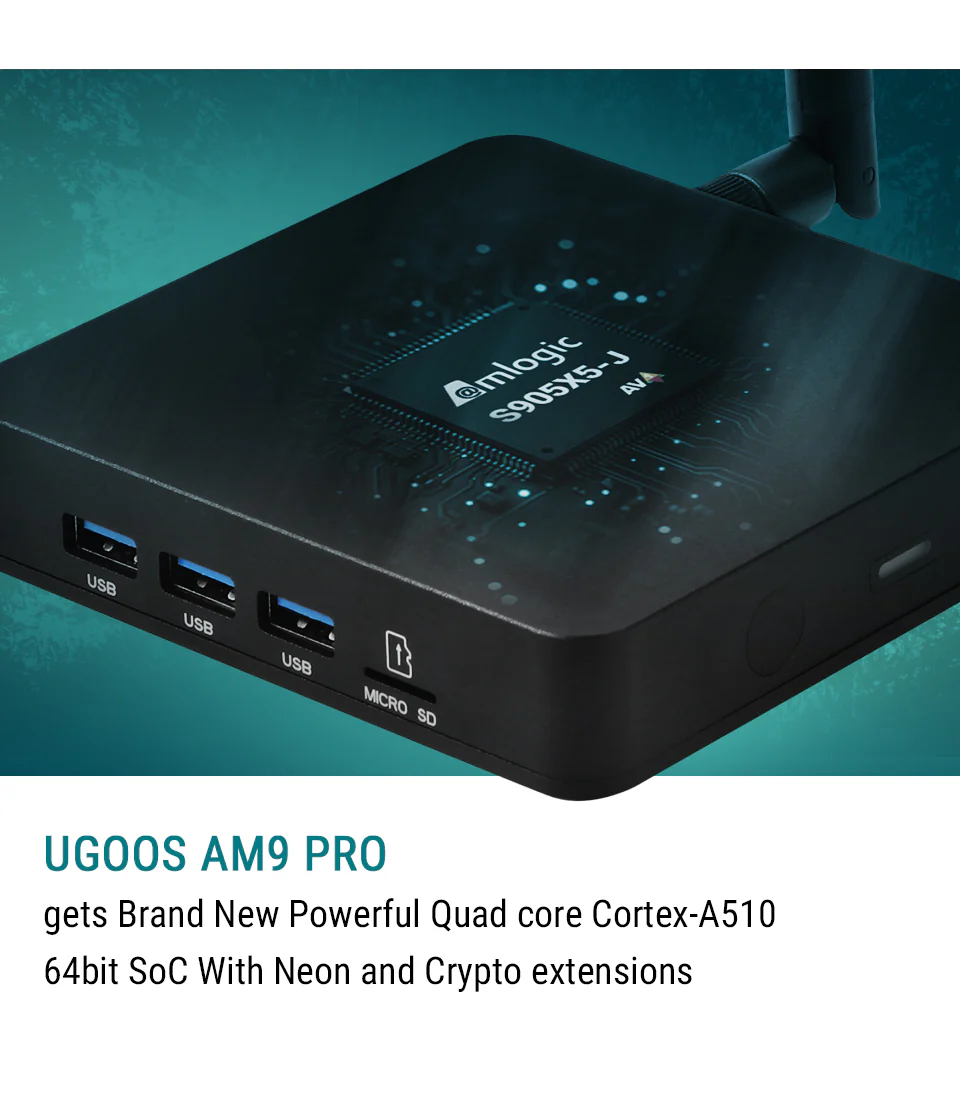 Ugoos AM9 PRO Android 14 Amlogic S905X5-J Smart TV BOX - Ships NOW! - Image 16