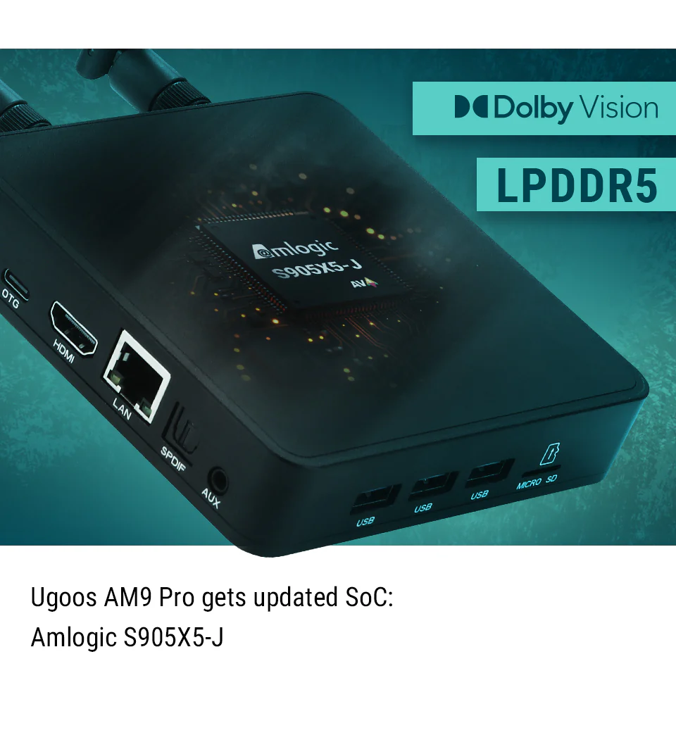 Ugoos AM9 PRO Android 14 Amlogic S905X5-J Smart TV BOX - Ships NOW! - Image 43