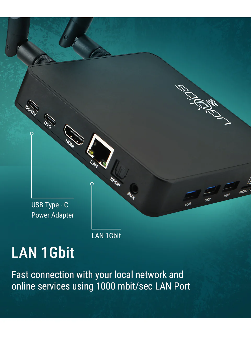 Ugoos AM9 PRO Android 14 Amlogic S905X5-J Smart TV BOX - Ships NOW! - Image 5