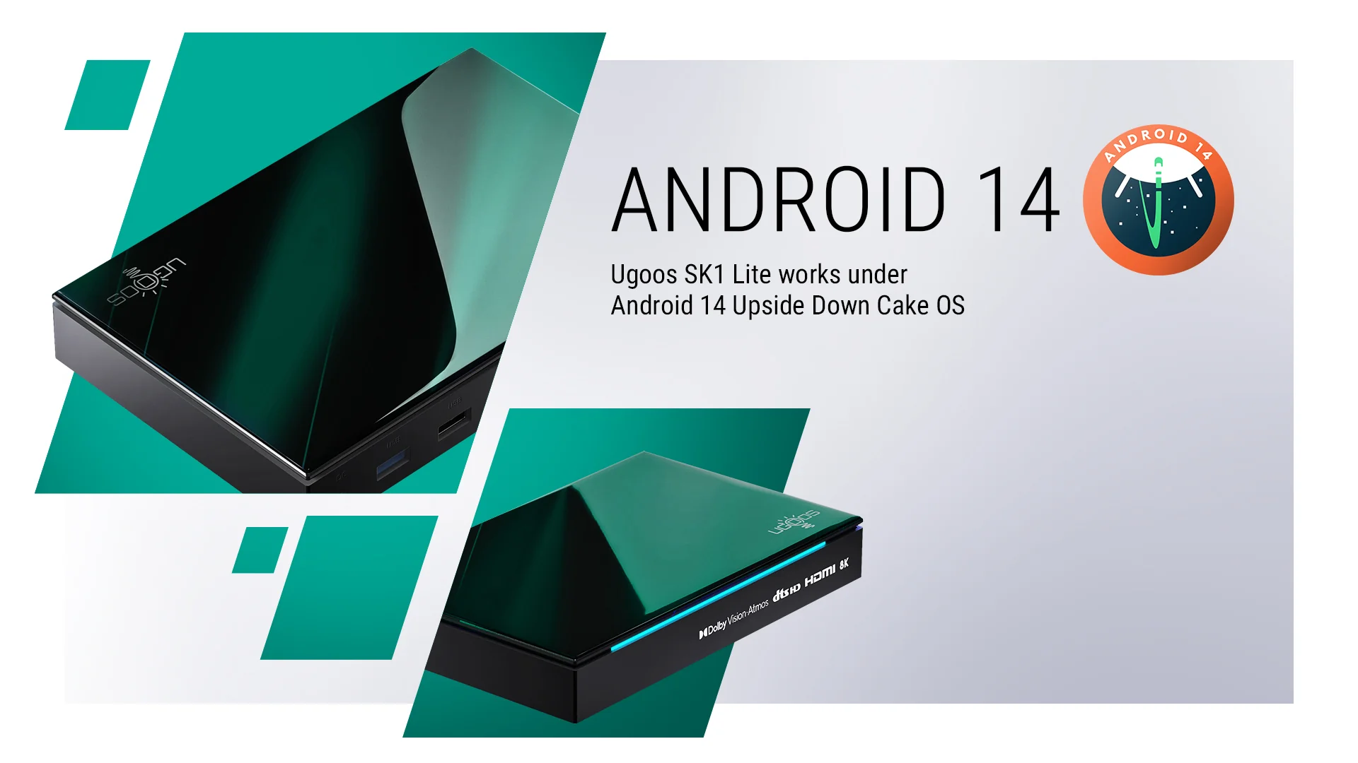 Ugoos SK1 LITE 8K ANDROID 11 TV Box Amlogic S928X-K LPDDR4 4GB RAM 64GB ROM WiFi6 1000M BT5.2 USB3.0 Support AV1 H.265 8K 60fps VP9 HDR Box - Image 3